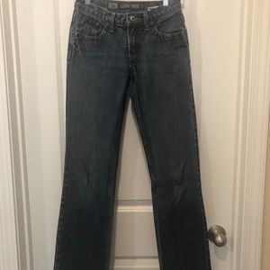 NWOT Cruel Girl Low Rise Slim Boot Cut Jean 1 Long